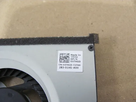 92-9 Вентилятор (кулер, FAN) 037XGD для   Dell XPS 15, L521X  оригінал Де купити
