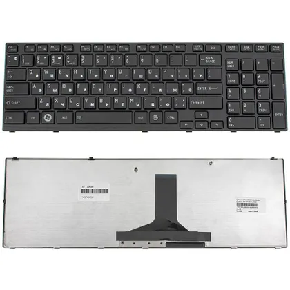 фото, Клавіатура для ноутбука TOSHIBA (P750, P755, P770, P775) rus, black