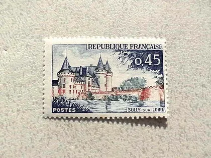 фото, Поштова марка Франція 1961 рік **