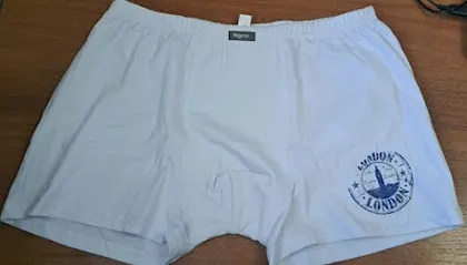 фото, Чоловічі труси шорти Bono МШ 950ххх бавовна білі Лондон розмір 54