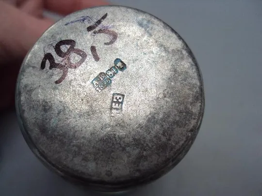 Рюмка стопка узор архитектура и цветы серебро 84 проба А.В 1896 вес 38,62 г размер 6,5х5,3 см №14326 З аукціону