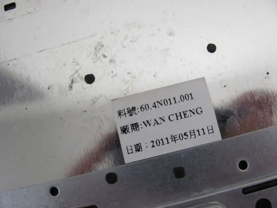 номер0138-16 Кришка панель палмрест та тачпад 60.4N011.001 для MEDION P7624 P7812 оригінал в Україні