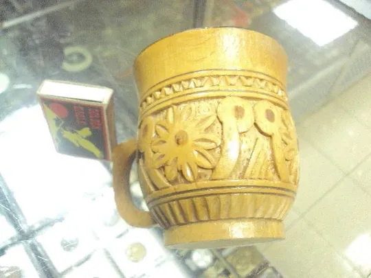 кружка чашка дерево резьба карпаты №7004 Де купити