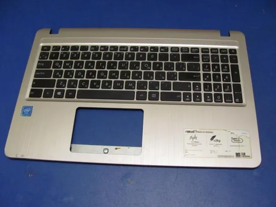 №37-2 Кришка панель палмрест 13NB0B01AP0301 з клавіатурою для ASUS X540S оригінал Ціна