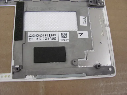839-43 Кришка панель палмрест AQ2Q1000130 0GT8XM 0T0HDM клавіатура для Dell XPS 13 9300 9310 оригінал в Україні