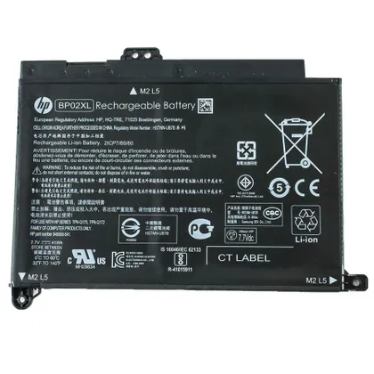 фото, Оригінальна батарея для ноутбука HP BP02XL (Pavilion 15-AW000, 15-AU series) 7.7V 5150mAh 41Wh Black