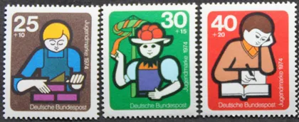 фото, ФРГ Профессии 1974