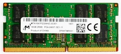 фото, Micron So-Dimm DDR4 16GB PC4 2400 пам'ять до ноутбука