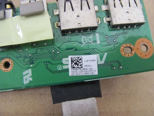 521-29 плата USB AUDIO 1414-0493000 69N0K3B10E01 для ASUS N53S N53J N53 оригінал в Україні