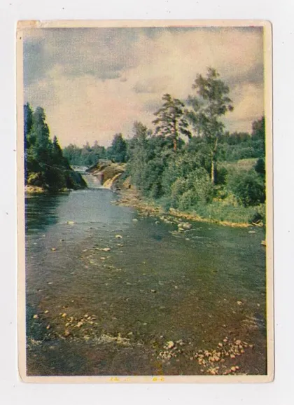 фото, Водопад КИВАЧ = 1956 р. = БОРОДУЛИН = чиста ==