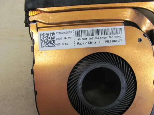 601-5 система охолодження AT16Q004TB0 AT16Q002DT0  01LV697  01LV695 для Lenovo ThinkPad T480S оригінал Продаж