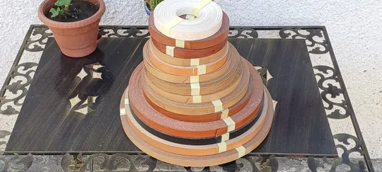 Крайка паперова мебельна з клеєм 20 мм , одним лотом. Ціна