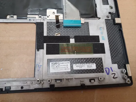 номер1055-3 Кришка панель палмрест 08NYCG AQ247000111 клавіатура робоча для Dell XPS 15 9575 2in1 топкейс Верхня панель палмрест cover-C оригінал Характеристики