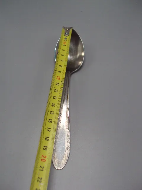 Столовые приборы ложка нерж узор цветы нержавейка длина 20,8 см №18623в Характеристики