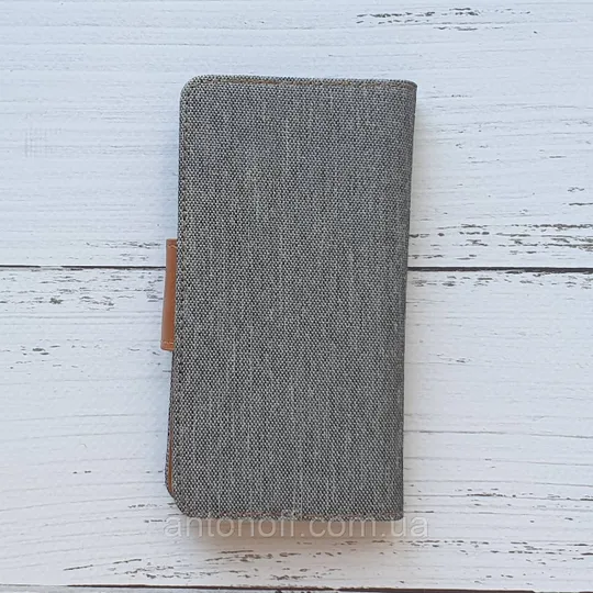 Книжка універсальна Mercury Goospery Slider / слайдер 4.5"-4.8" (13.9×7.2см) для телефона Gray З аукціону