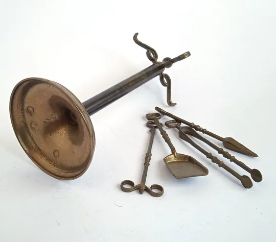 Декоративний набір аксесуарів для каміну Provence, бронза Німеччина Yf 20 Продаж