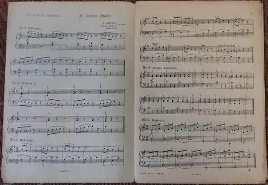 Купити Двадцать пять легких этюдов. Л Шитте