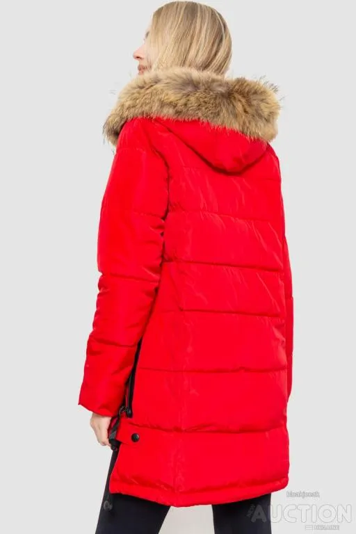 Куртка женская зимняя, цвет красный, 235R1616 Продаж