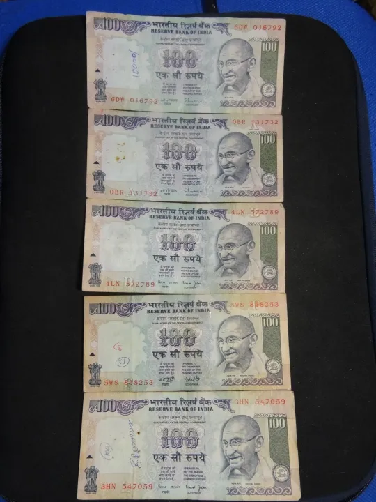 100 рупій Індія 1996 (п'ять різновидів) Ціна