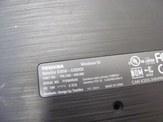 номер0939-4 Кришка дно піддон корпуса Нижний корпус(дно)для ноутбука низ дно поддон 13N0-DRA0501 H000089560 для Toshiba Satellite 14 L40DW E45W L40W-C E45W-C E45DW  оригінал На торгах