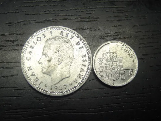 Купити 1 песета Іспанія 1989 (два різновиди)