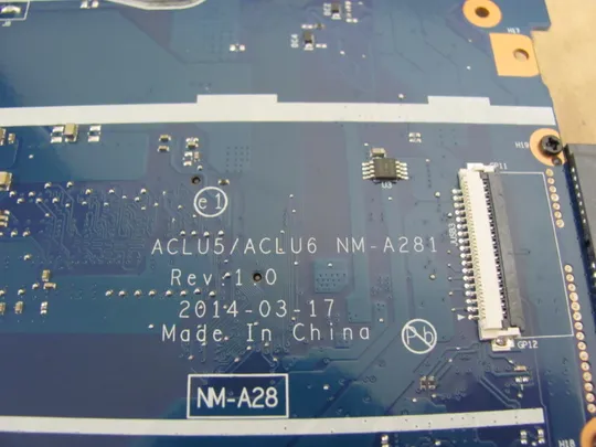 443-30 материнська плата ACLU5/ACLU6 NM-A281 AMD  для  Lenovo IdeaPad G50-45 оригінал Характеристики