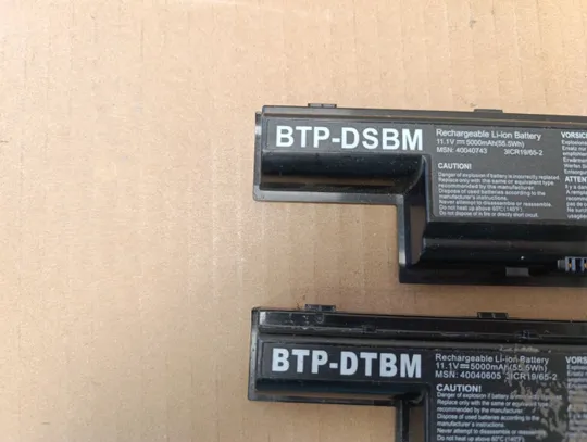 Оригінал АКБ, Акумуляторна батарея, живлення, Оригінальна батарея BTP-DTBM BTP-DSBM 11.1V 55.5WH для Akoya E6232 P6640 M98358 MD98642 MD99070 З аукціону