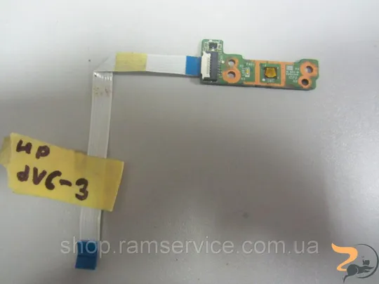 Кнопка включення для ноутбука HP DV6-3000 Series, *DA0LX6PB4D0 REV:D, б/в Ціна