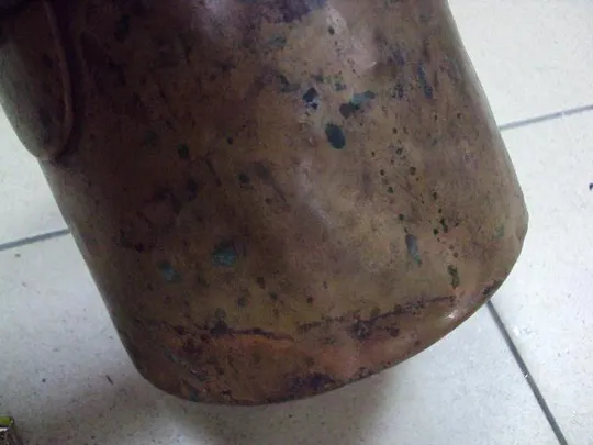 Котелок царский МИСПК герб М.И.С.П.К. 1893 армия Александр III медь высота 14 см, диаметр 15 см №389 Інтернет-аукціон