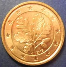1 євроцент 2015 J Німеччина рідкісний Ціна