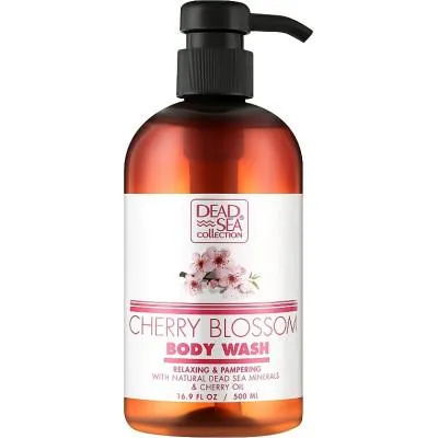 Гель для душа Dead Sea Collection с ароматом вишневых цветов 500 мл (7290119481439) Ціна
