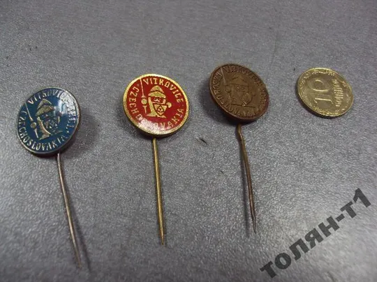 знак фрачник vitkovice чсср лот 3 шт №11201 Ціна