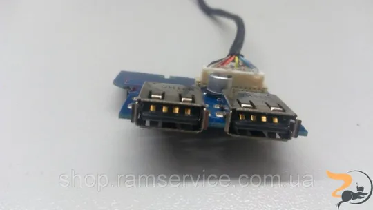 Додаткова плата, кнопка включення + USB роз&#039;єм для ноутбука Samsung 300V, NP300V3A, BA92-08253A, б/в Ціна