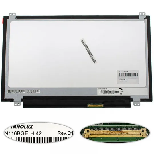 Купити УЦЕНКА! Матрица 11.6" N116BGE-L42 (1366*768, 40pin, LED, SLIM (вертикальные ушки), глянцевая, разъе