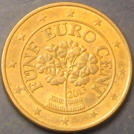 5 євроцентів 2013 Австрія Ціна