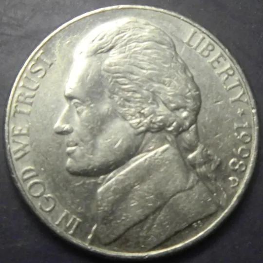 5 центів 1998 D США Ціна