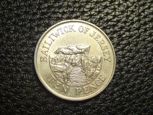 10 пенсів 2006 Джерсі рідкісна Ціна