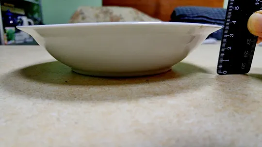 Тарілка миска глибока дитяча Клоун з песиком стара радянська порцеляна Баранівка Вживане #2 Скол Недорого