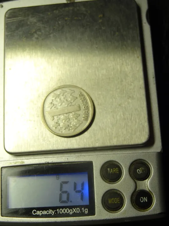 1 марка Фінляндія 1964 срібло Продаж