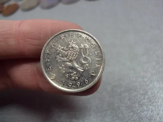 монета чехия 1 крона 1996 №8851 З аукціону