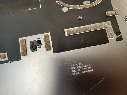 номер1051-11 Кришка дно піддон корпуса Нижний корпус для ноутбука Низ Корпус D AM37F000313 09RFWJ для Dell Precison 15 5550 5560 5570  оригінал Торговий майданчик