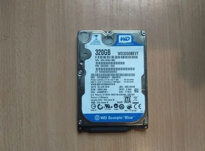 фото, Жорсткий диск WD3200BEVT