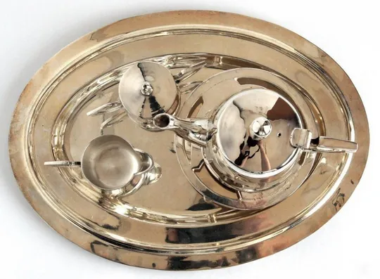 Кавовий сервіз Sia посріблення EPNS 1960-ті England З аукціону