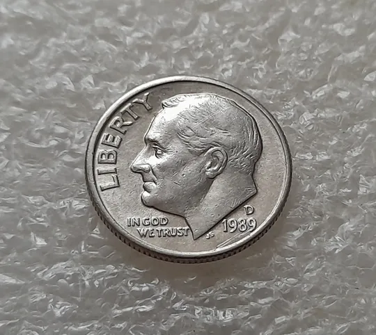 Купити (8219 ря) 1 дайм 1989 D США (10 центів 1989)