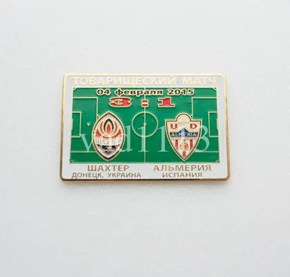фото, Футбол значок  Шахтер Донецк - Альмерия Испания ТМ 2015