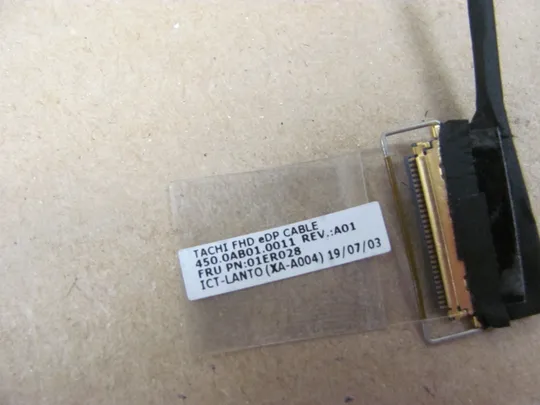 номер0026-12 шлейф матриці Шлейф дисплея Шлейф підключення дисплея Шлейф екрана Laptop matrix cable 450.0AB01.0011 01ER028 для Lenovo Thinkpad T580 P52S T470 T480 A475 A485 T570 T580 P51S P52S оригінал З аукціону