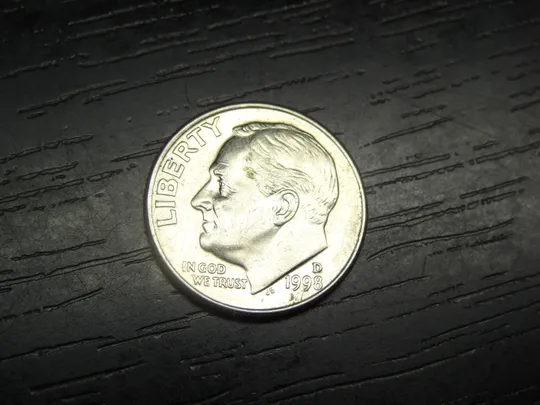 1 дайм 1998 D США Ціна