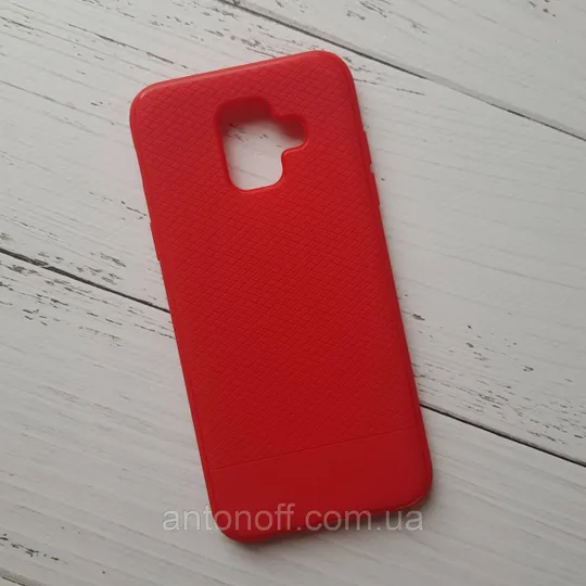 Чохол Samsung A600F Galaxy A6 для телефона силіконовий Red Ціна
