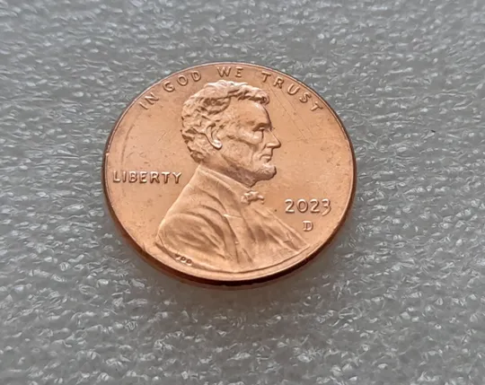 (8136 ря) 1 цент 2023 D США З аукціону