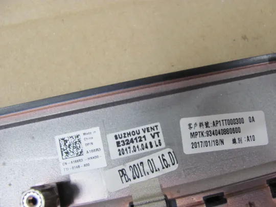 677-2 Кришка панель палмрест тачпад AM1DJ000300 A15174 для DELL Precision 17 7710 M7710  оригінал Торговий майданчик